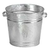 FMS Galvanized Vase, 11" x 12" Diam