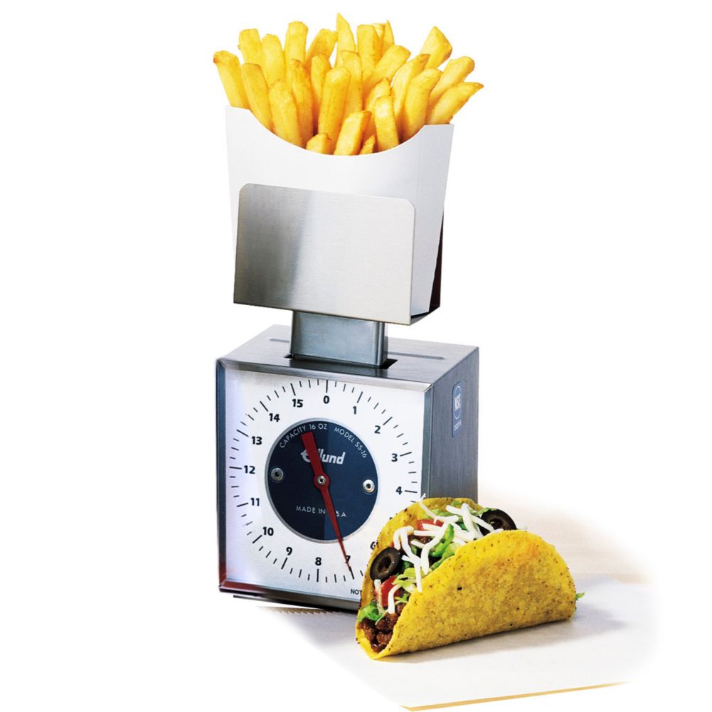 Edlund SS-16P Compact Scale w/ French Fry / Taco Platform