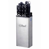Edlund  KR-50 S/S Knife Rack with Black Insert and 12" Skirt