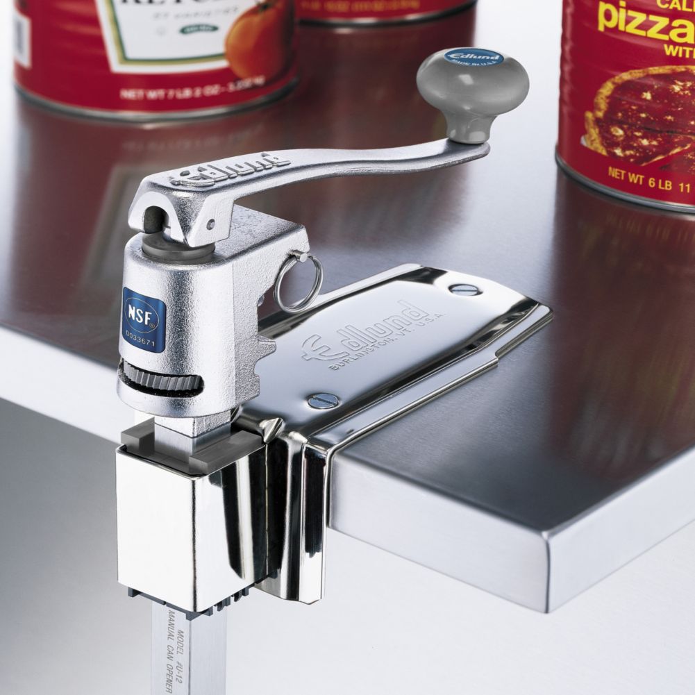 Edlund Quick Change Manual Can Opener w/ Long Bar and Steel Base U12L
