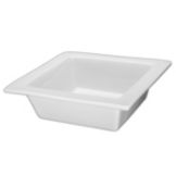 Gourmet Display&reg; 10-1/2" Square Porcelain White BLOC Bowl