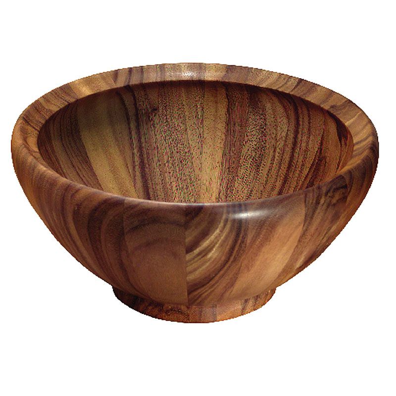Acacia Wood Salad Bowl, 16" x 8"