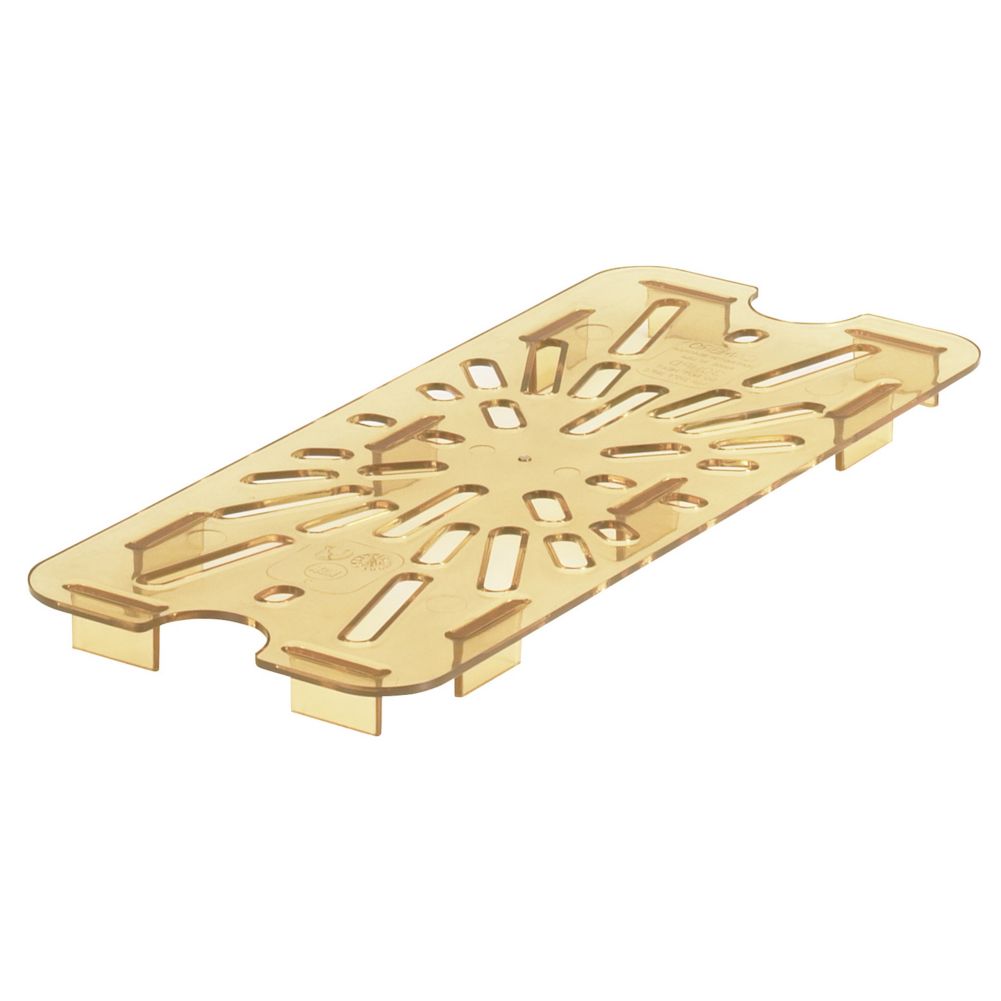 Cambro Amber Drain Shelf for 1/3 Size H-Pans&trade;