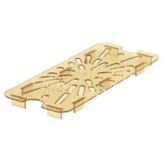 Cambro Amber Drain Shelf for 1/3 Size H-Pans&trade;