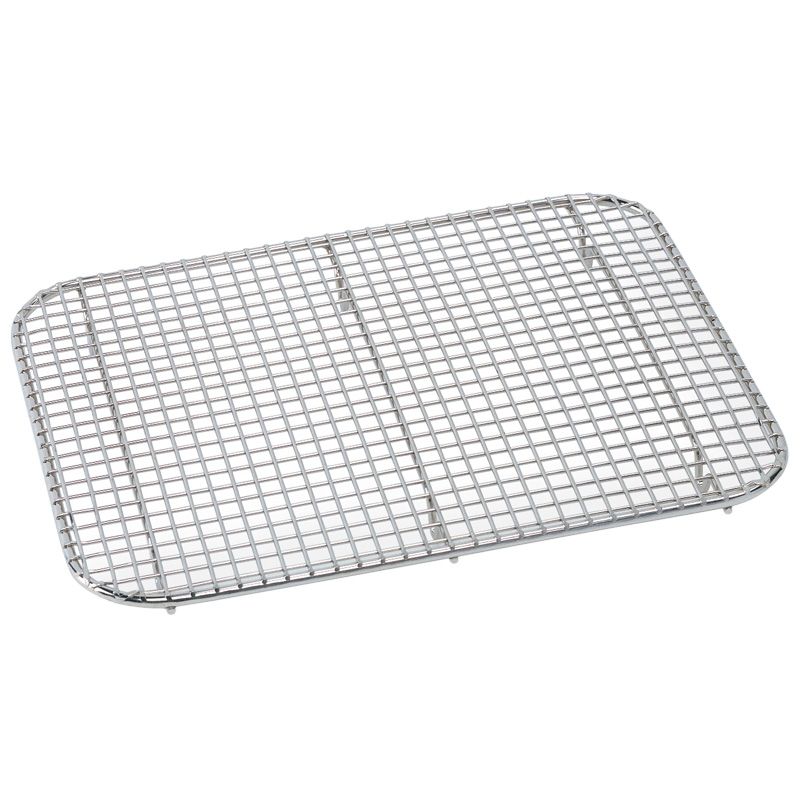 Metro&reg; Nickel-Plated 8-1/4" x 10-1/2" Mesh Drain Grate