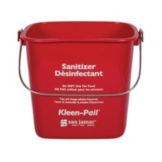San Jamar&reg; Red 8-Quart Kleen-Pail&reg;