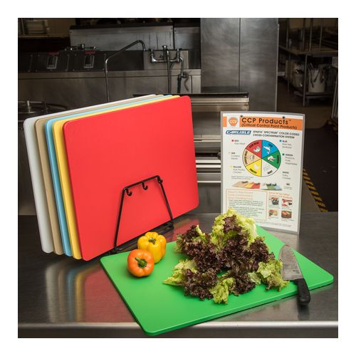 Carlisle Sparta&reg; Spectrum&reg; 6-Piece Cutting Board Combo Pack