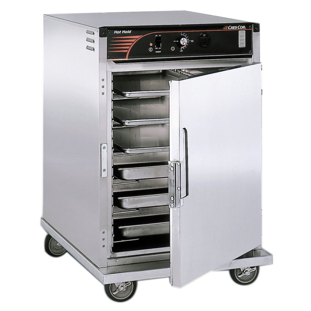 Cres Cor&reg; Half Size Insulated Mobile Cabinet w/ Top Mount Heater