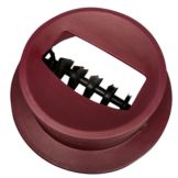 San Jamar&reg; KatchAll&reg; Red 55-Gallon Flatware Retriever