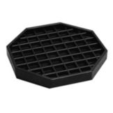 Action Industries 5" dia. Black Drip Tray