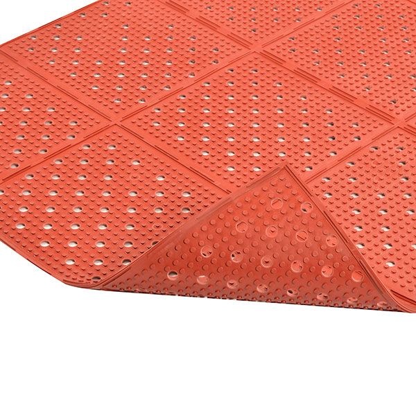 NoTrax&reg; Red 3' x 4' Multi Mat II&reg; Mat