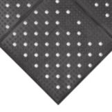 NoTrax&reg; Black Rubber 3' x 4' Multi Mat II&reg; Mat