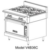 Vulcan Hart V Series Heavy Duty 36" Gas Range