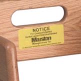 Tomlinson Caution Label for High Chairs