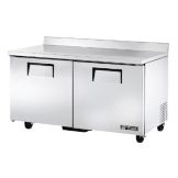 True&reg; Solid Door 4-Shelf S/S 15.5 Cu Ft Worktop -10&deg;F Freezer