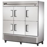 True&reg; T-Series 6-Half Door Reach-In Refrigerator, 72 Cubic Ft