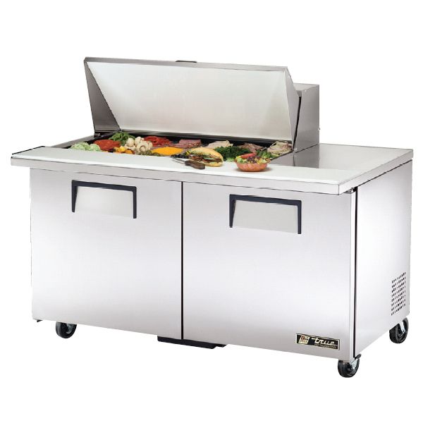 True&reg; Mega-Top S/S 15.5 Cu Ft 18-Pan Top Sandwich / Salad Unit