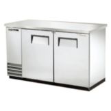 True&reg; S/S Solid Swing Door Back Bar Cooler for 2 Half Barrels