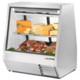 True&reg; 2-Sliding Door 1-Full Shelf Double-Duty 28 Cu Ft Deli Case