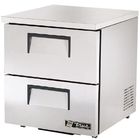 True&reg; 2-Drawer 6.5 Cu Ft Low Profile Undercounter Refrigerator