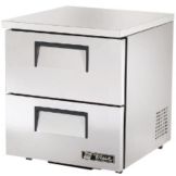 True&reg; 2-Drawer 6.5 Cu Ft Low Profile Undercounter Refrigerator