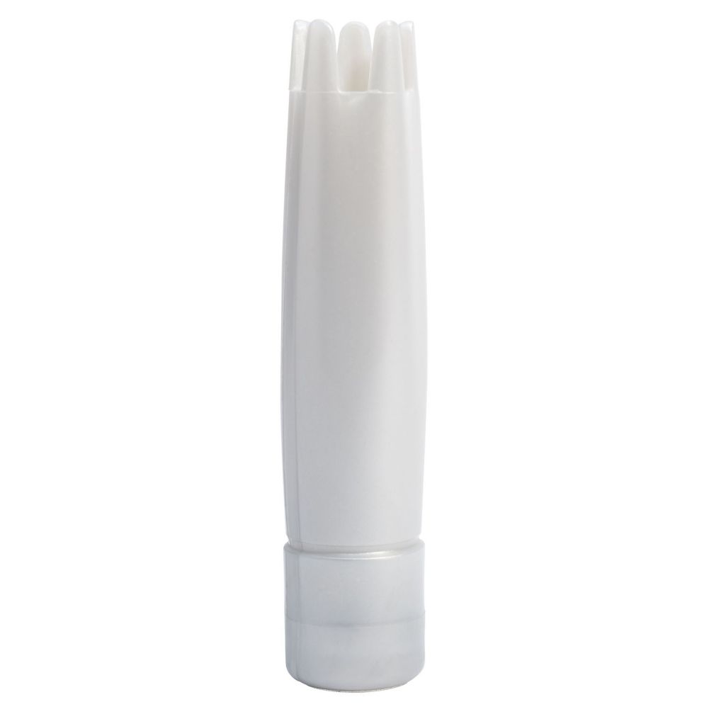Removable Pearly Silver Decorating Tip for Whipped Cream Dispenser