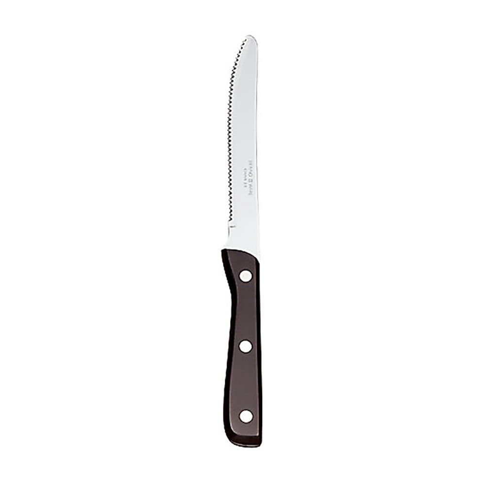 S/S Round Tip 9&frac14;" Steak Knife w/ Black Bakelite Handle