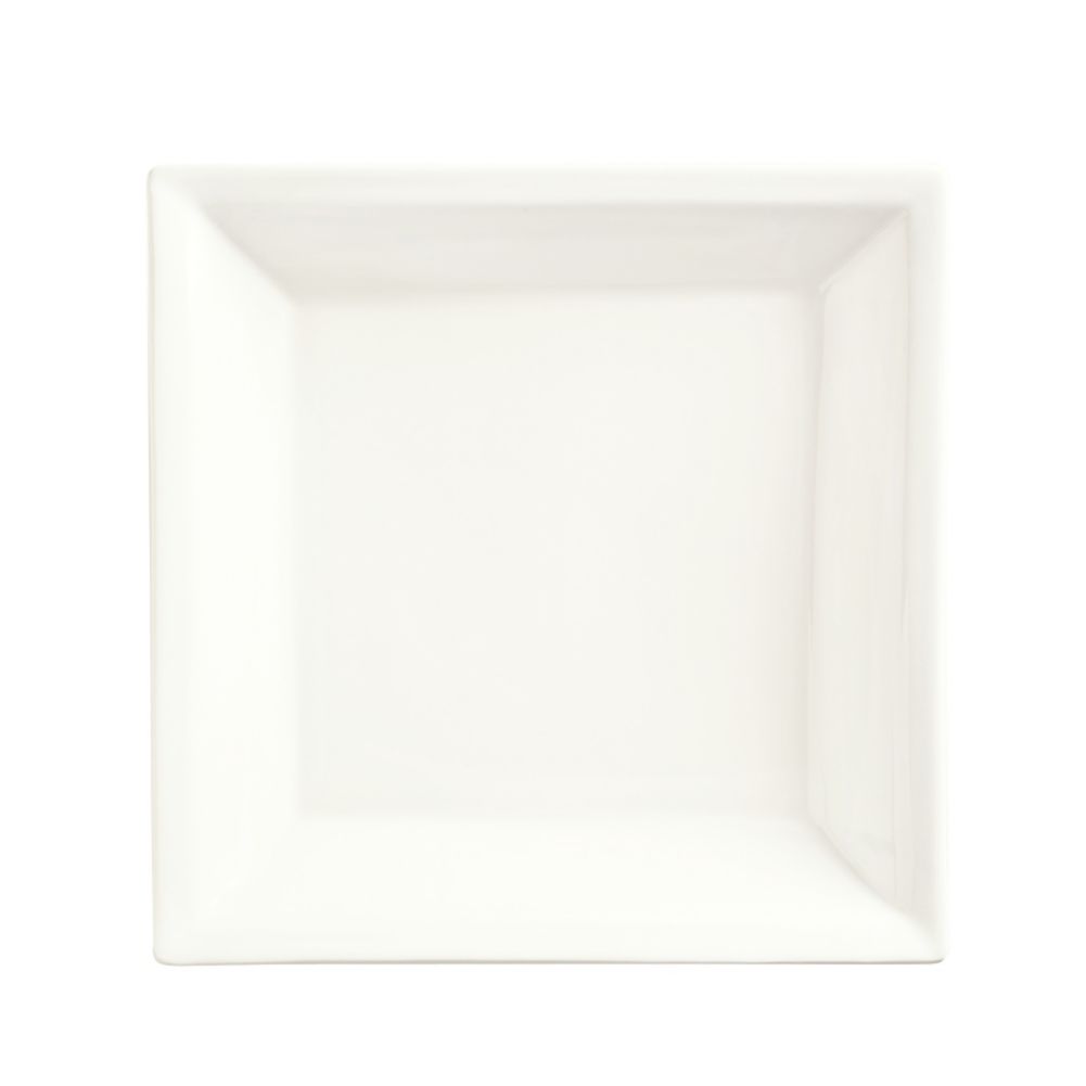 Slate Ultra Bright White Deep Rim 23 oz Square Soup Bowl