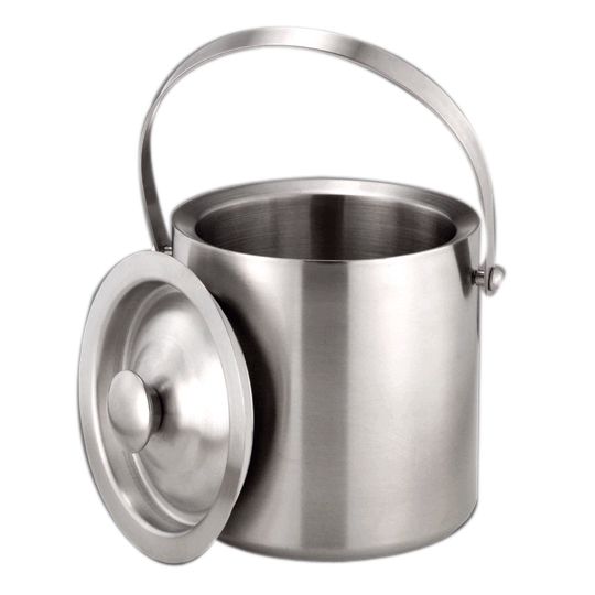 World Tableware Double Wall S/S 2 Qt Ice Bucket w/ Dome Cover