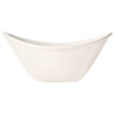 Infinity Bright White Oval 14 oz Bowl