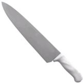White Poly Handle 12" Cook's Knife