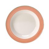 Steelite  Simplicity Rio Pink 12.8 Oz Soup Plate