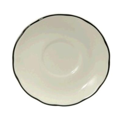 Buffalo Manhattan Black Caprice Saucer, 5-5/8"
