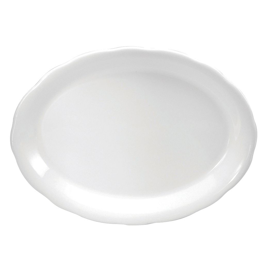 Oneida Buffalo Caprice 11-5/8 x 8-7/8" Undecorated Oval Platter