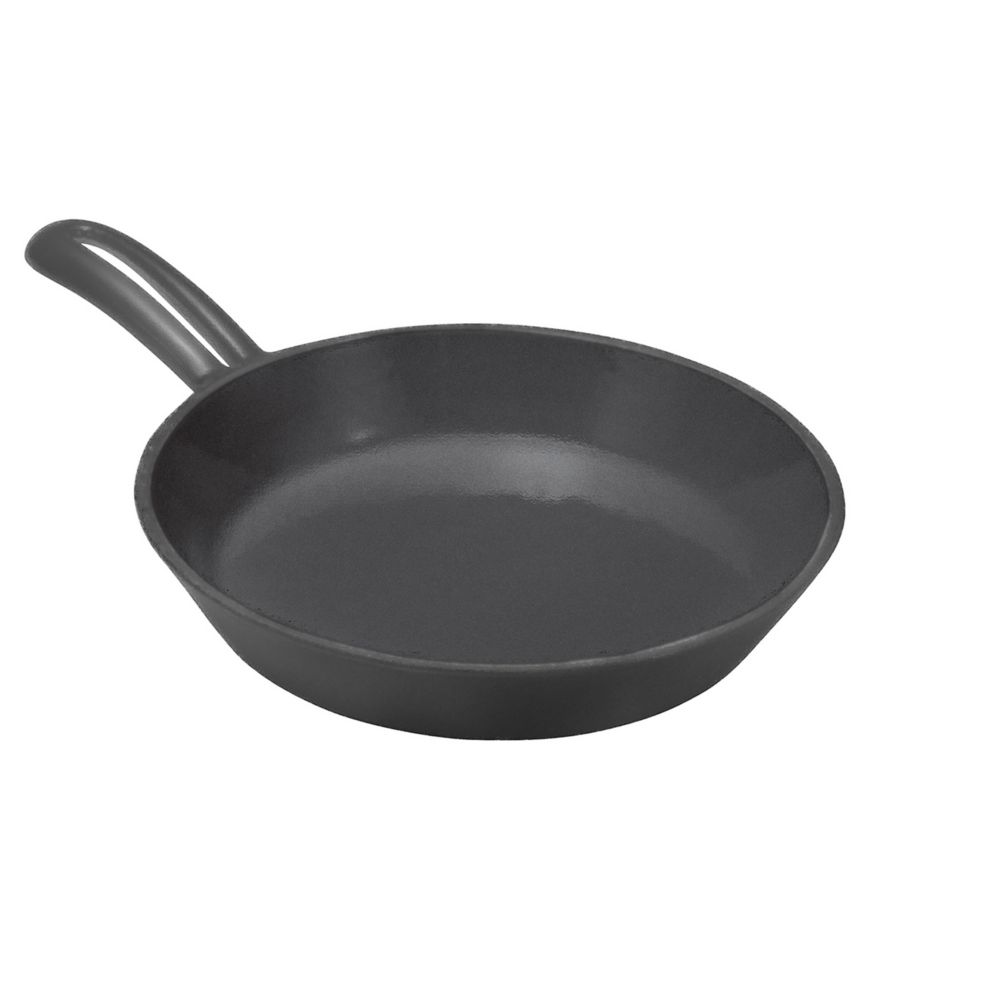 Cast Iron Skillet, Black Gloss , 13.5 oz