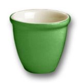 Hall&reg; China Green 6 Oz. Custard / Dessert Cup