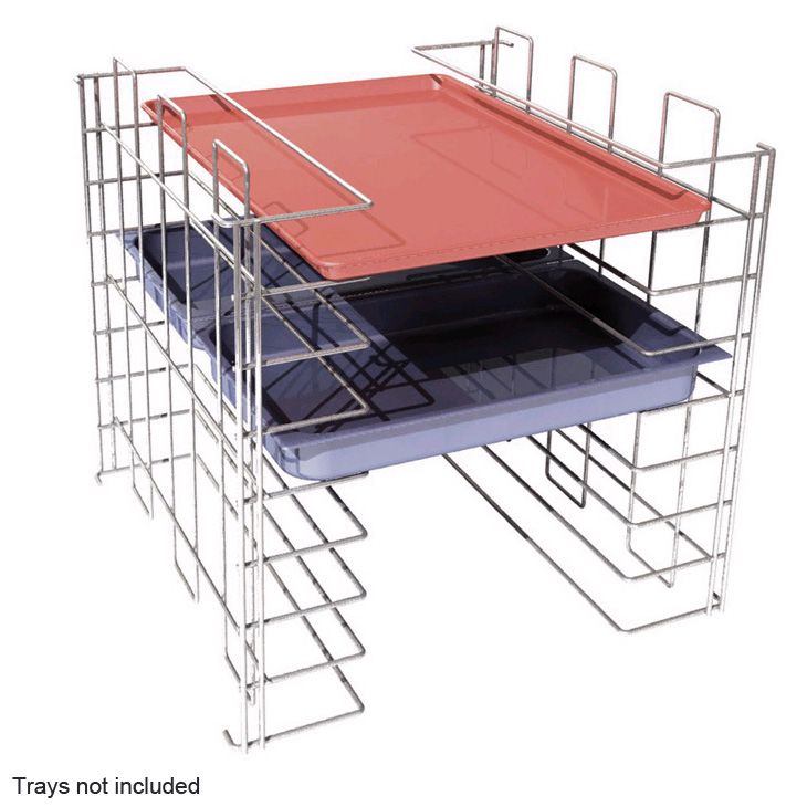 Metro&reg; C535-HLFC-4 Red Heated Cabinet w/ Insulation Armour&trade;