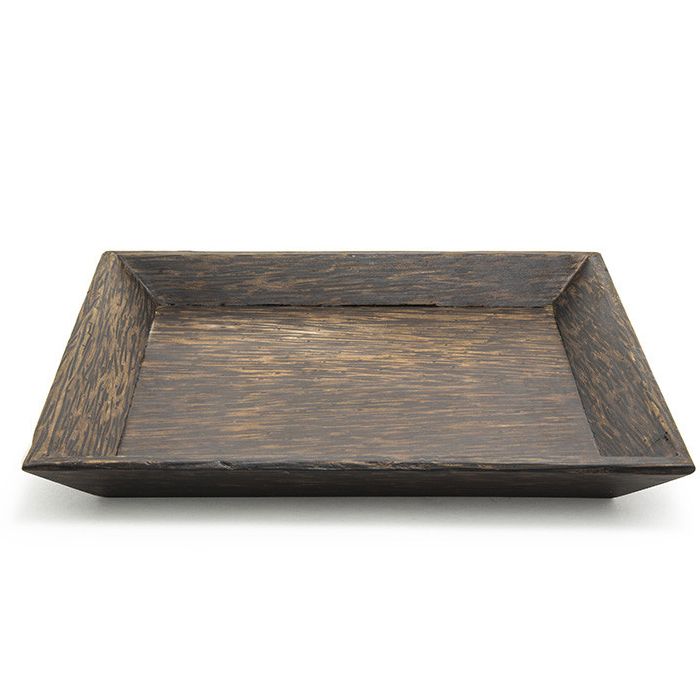 Front Of The House&reg; Sampler&trade; 9-1/2" Palm Wood Plate