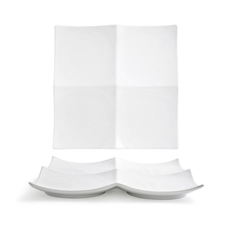 Front Of The House&reg; Origami&reg; 12" Square Plate