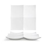 Front Of The House&reg; 12" Origami&reg; Square Plate