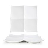 Front Of The House&reg; 10" Origami&reg; Square Plate