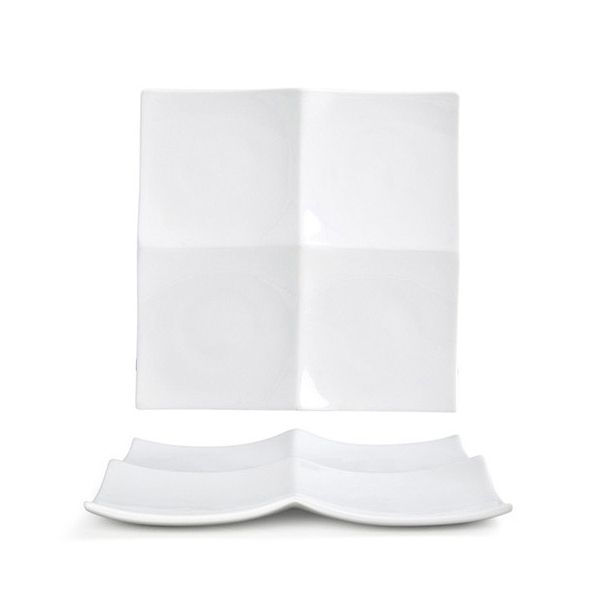 Front Of The House&reg; Origami&reg; 8" Square Plate