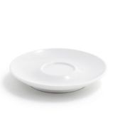 Front Of The House&reg; White Porcelain 4-3/4" Milano Saucer
