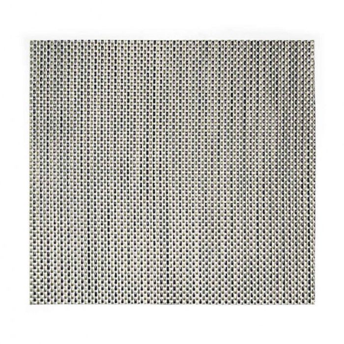 Front Of The House&reg; Silver Metroweave&reg; Basketweave Placemat