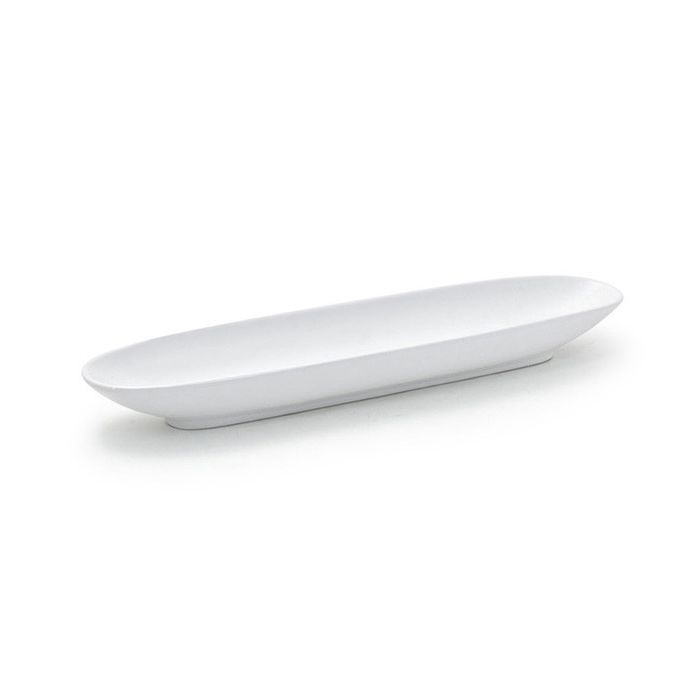 Front Of The House&reg; White Porcelain 11 Oz Oval Server