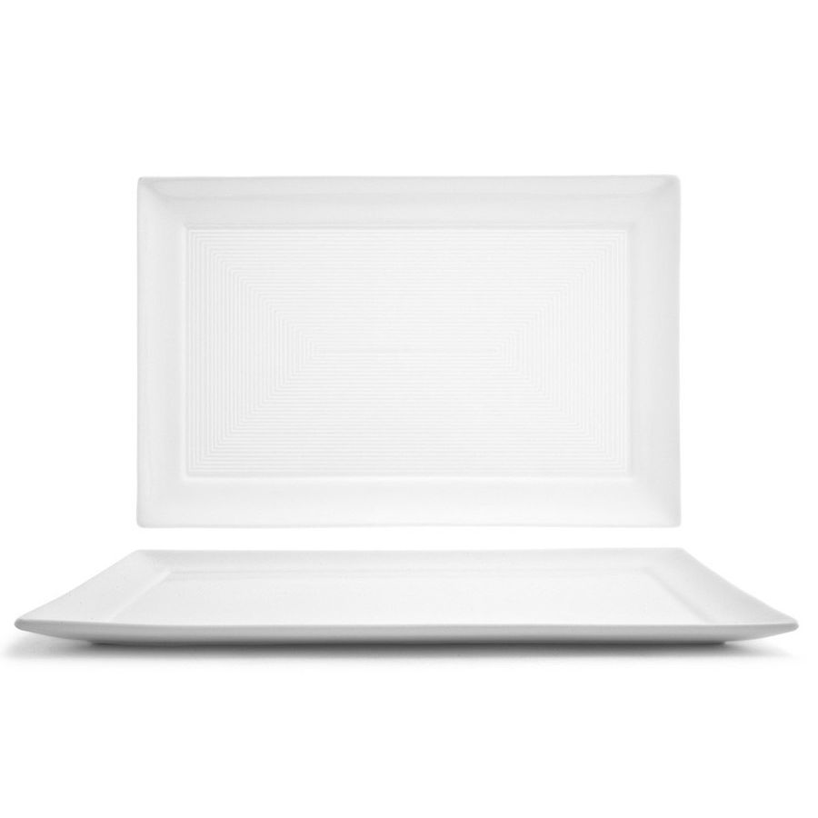 Front Of The House&reg; 14" Spiral&reg; Rectangle Plate