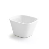 Front Of The House&reg; Mod&reg; White Porcelain 7 Oz Square Bowl