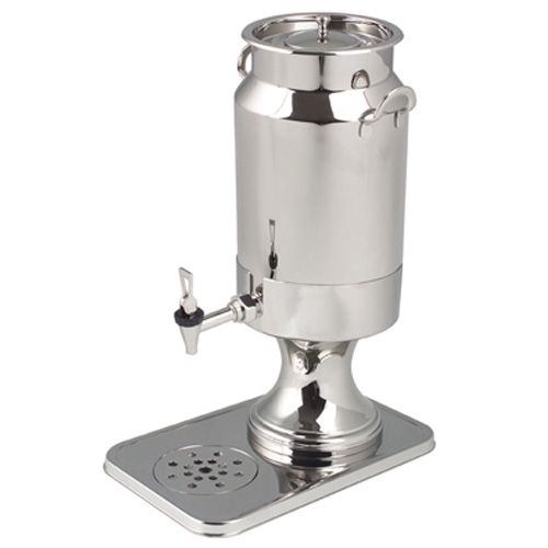 Spring USA&reg; S/S 5-1/4 Qt Milk Dispenser w/ Drain Base