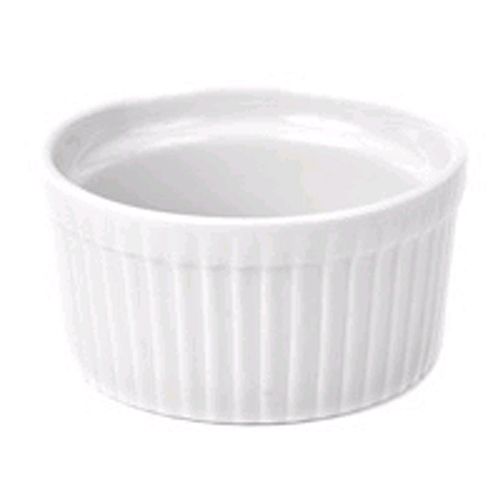 White China Porcelain 3 oz Ramekin