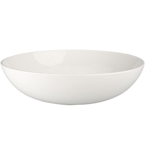 White Undecorated Round 5 Qt Bowl